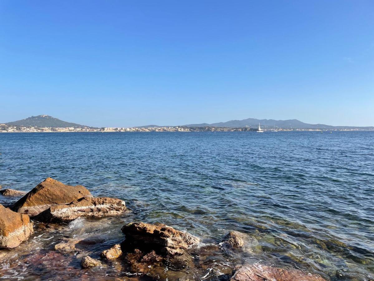 Tres Bel Appartement Vue Mer Six-Fours-les-Plages Buitenkant foto